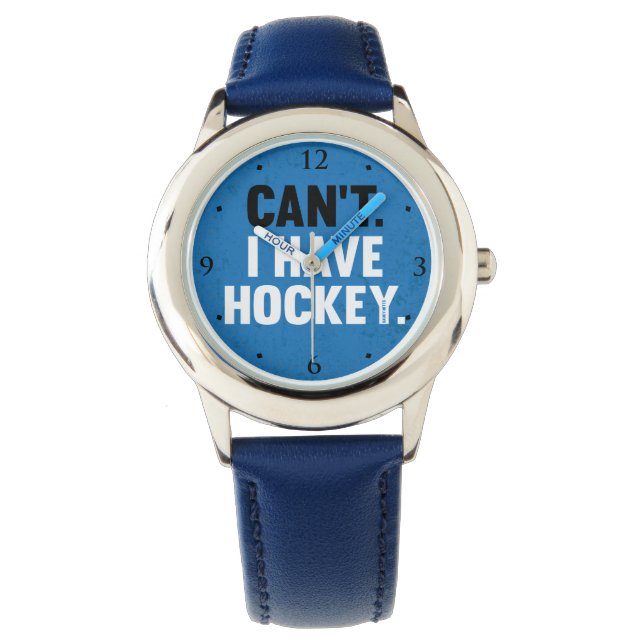 Unga barn kan inte få en hockey. armbandsur (Framsida)