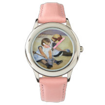 Unga barn som spelar på stranden (Mary Cassatt)