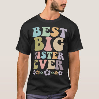 Unga bästa Big Sister - Flickans baby-annonser T Shirt