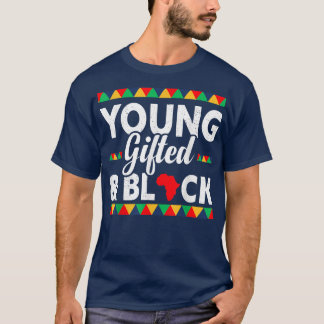 Unga, begåvade och svarta, afrikanska Pridet, svar T Shirt