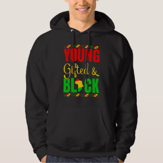 Unga Begåvade Och Svarta Historik Afroamerikansk J Hoodie