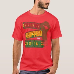 Unga begåvade och svarta historikmånad Pride A T Shirt