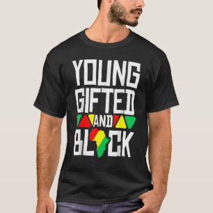 Unga begåvade och svarta Pridet Afrikas svarta his T Shirt