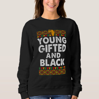 Unga Begåvade Och Svarta Stolta Melanin Afroamerik T Shirt