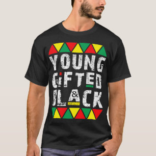 unga begåvade och svarta t shirt
