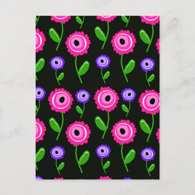 Unga Blommigtar Vykort (Framsida)