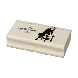 Unga Bok Reader Ownership Namn Tillhör to Frimärke Stämpel