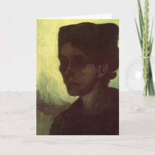 Unga bondkvinnans huvud av Vincent van Gogh Kort