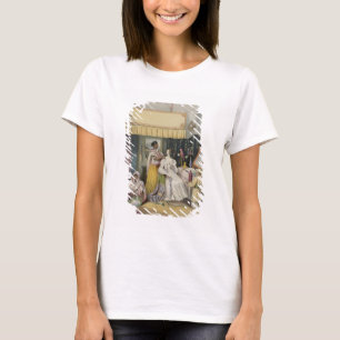 Unga dam toalett, pläterar 2 från 'Anglo Indien T Shirt