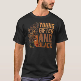 Unga ed Och Svarta Historiemånaden Afrikansk Melan T Shirt