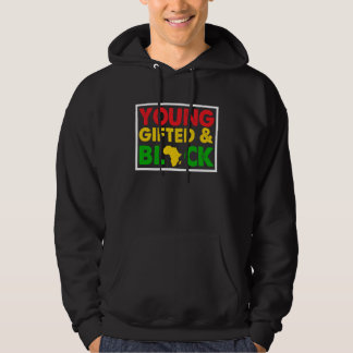 Unga ed & Svart Hoodie