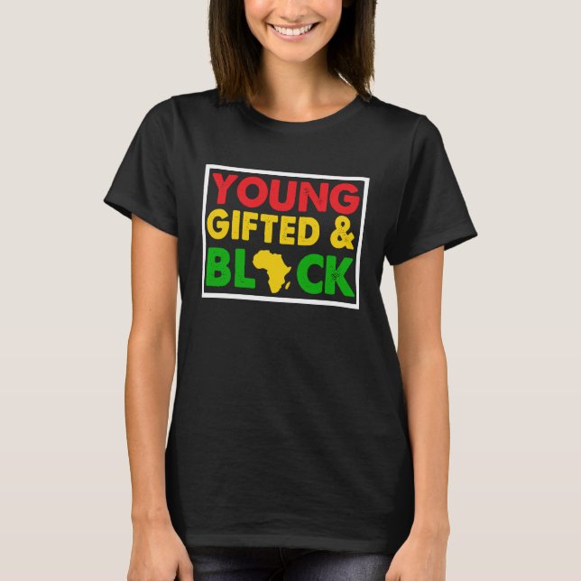 Unga ed & Svart T Shirt (Framsida)