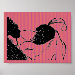 Unga eller gamla kvinnobilder Poster