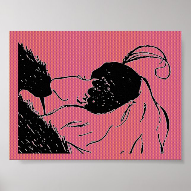 Unga eller gamla kvinnobilder Poster (Framsidan)