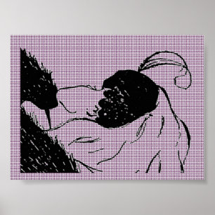 Unga eller gamla kvinnobilder Poster