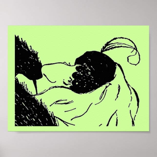 Unga eller gamla kvinnobilder Poster (Framsidan)