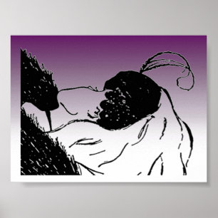 Unga eller gamla kvinnobilder Poster