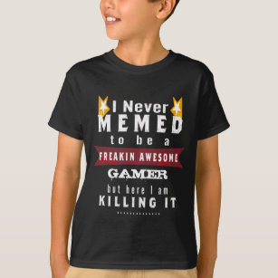 Unga Fantastisk Gamer Meme Funny Citat T Shirt
