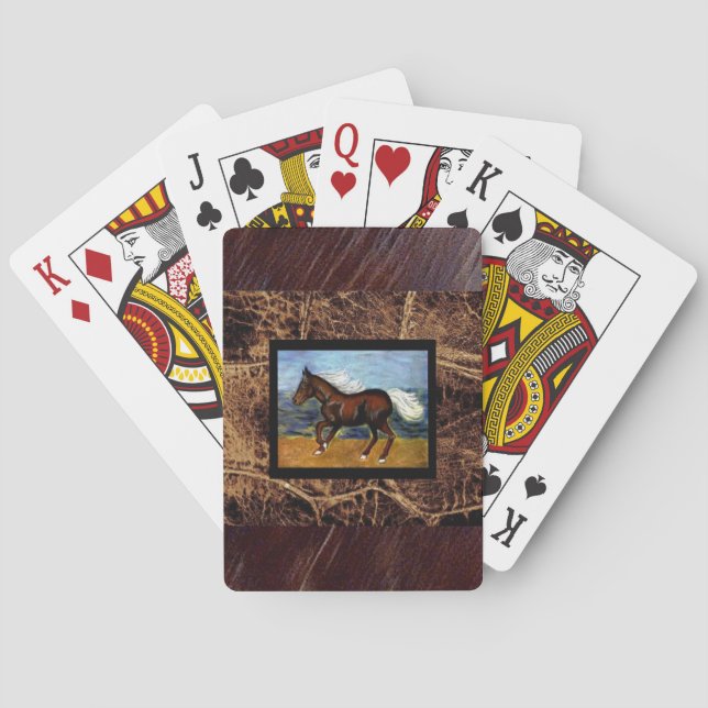 Unga färger - design 2 uppspelningskort - Grönt Spelkort (Baksidan)