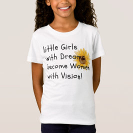 Unga flickor blir starka kvinnor t shirt