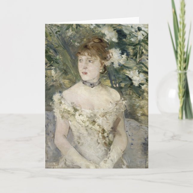 Unga flickor i en Boll-grav | Berthe Morisot Kort (Framsida)