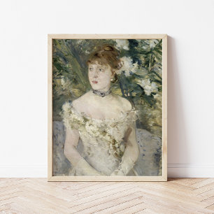 Unga flickor i en Boll-grav Berthe Morisot Poster