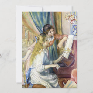 Unga flickor vid Piano av Pierre Renoir