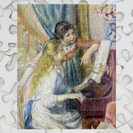 Unga flickor vid Piano av Pierre Renoir Pussel