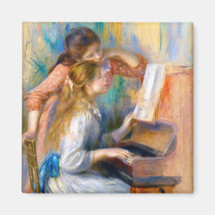 Unga flickor vid Piano, Renoir Magnet