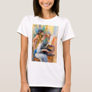 Unga flickor vid Piano, Renoir T Shirt
