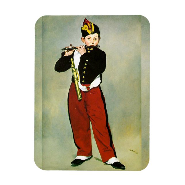 Unga flöjtist, eller Fiferen Edouard Manet  Magnet (Vertikal)