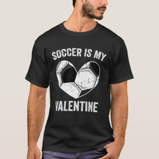 Unga fotbollsförbundet Heart Valentines day T Shirt