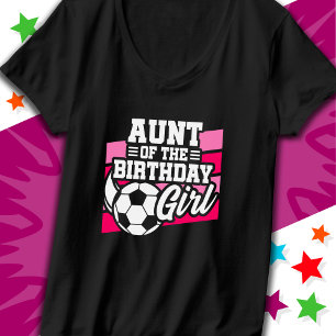 Unga fotbollsspelare Party Moster i Birthday Girl T Shirt