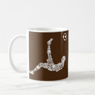 Unga fotbollsspelare Unga Manar Boys Kids Kaffemugg