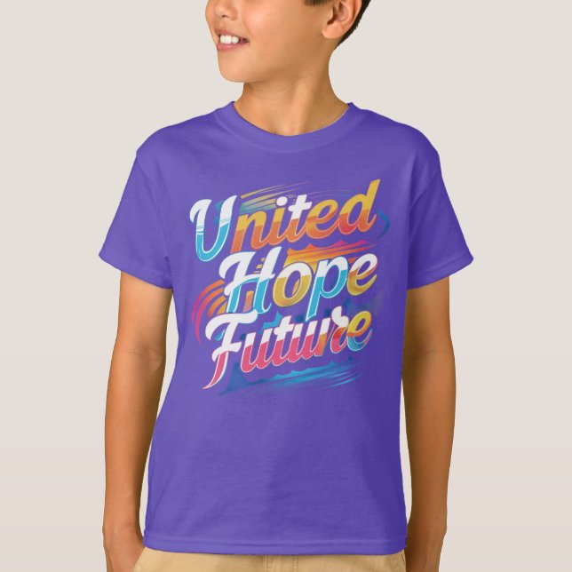 Unga framtidsutsikter - brant och optimistisk desi t shirt (Framsida)