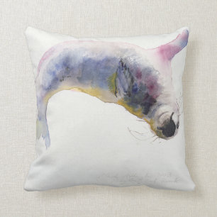 Unga grå färg förseglar Gweek 2003 Kudde