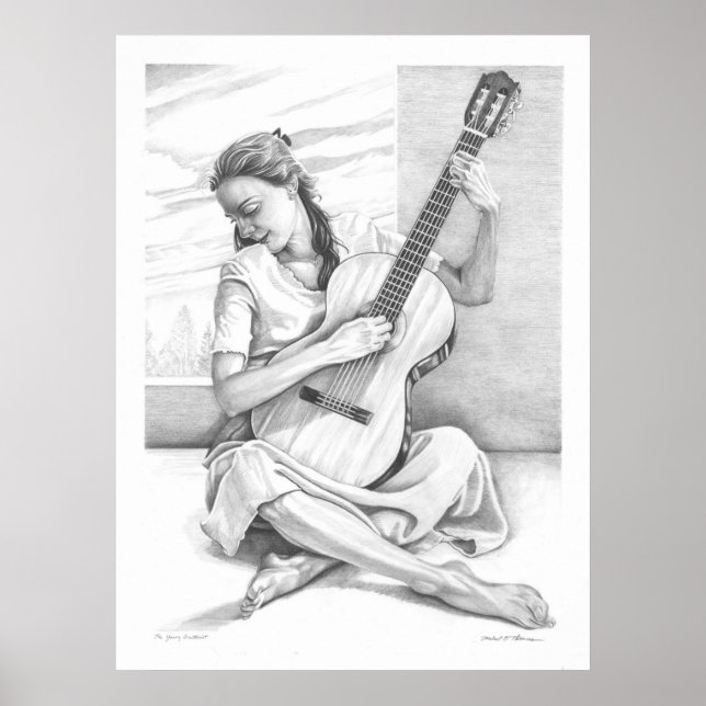 Unga Guitarist Poster (Framsidan)