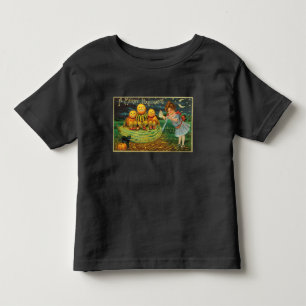 Unga Häxors Brygd: Pumpamän på Magisk Altare T Shirt