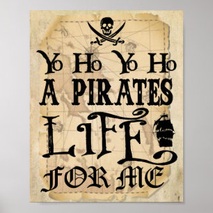 Unga Ho A Pirater Life för mig Poster