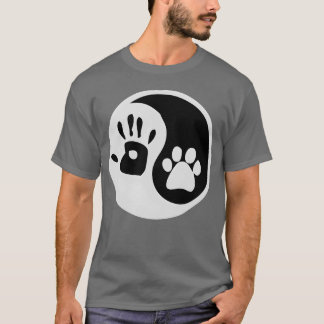 Unga hund-vänretro från tass t shirt