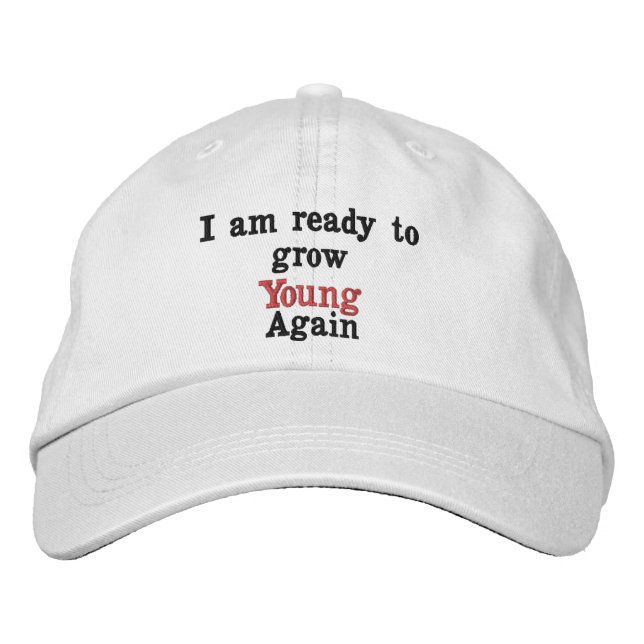 Unga igen Hat Broderad Keps (Framsida)