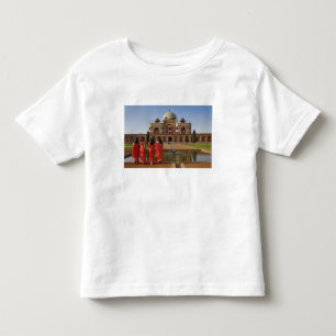 Unga indiska damer och Humayuns grav, Delhi, T Shirt