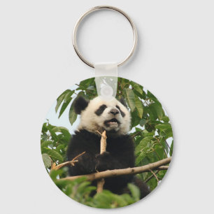 Unga jättepanda - nyckelring