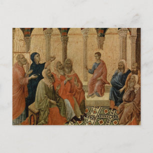 Unga Jesus Lärande i Temple Vykort