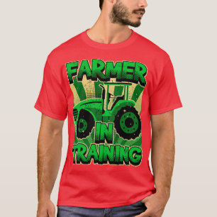 Unga jordbrukare inom utbildning, pojke, traktor Ä T Shirt