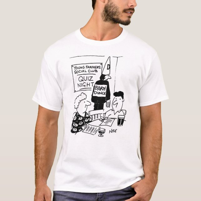 Unga jordbrukare Quiz Night T Shirt (Framsida)