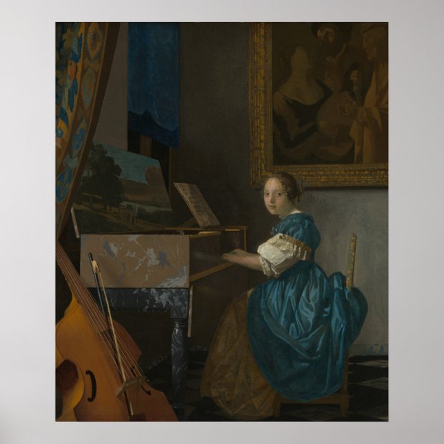 Unga kvinnor som sitter i ett ungt fängelse poster (Framsidan)