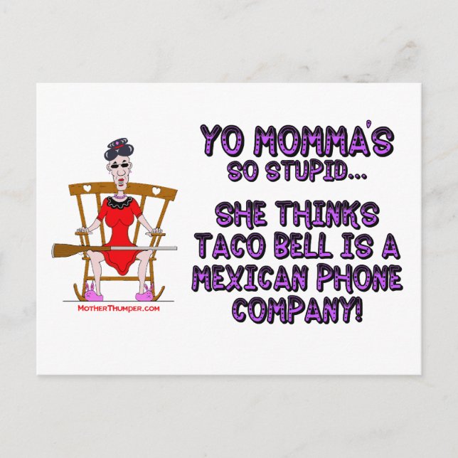 Unga mamma nr 10 vykort (Framsida)