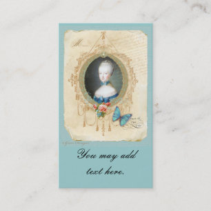 Unga Marie Antoinette-Affärskort Visitkort