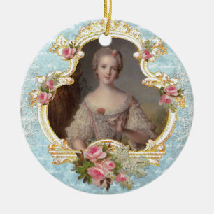 Unga Marie Antoinette julprydnad Julgransprydnad Keramik